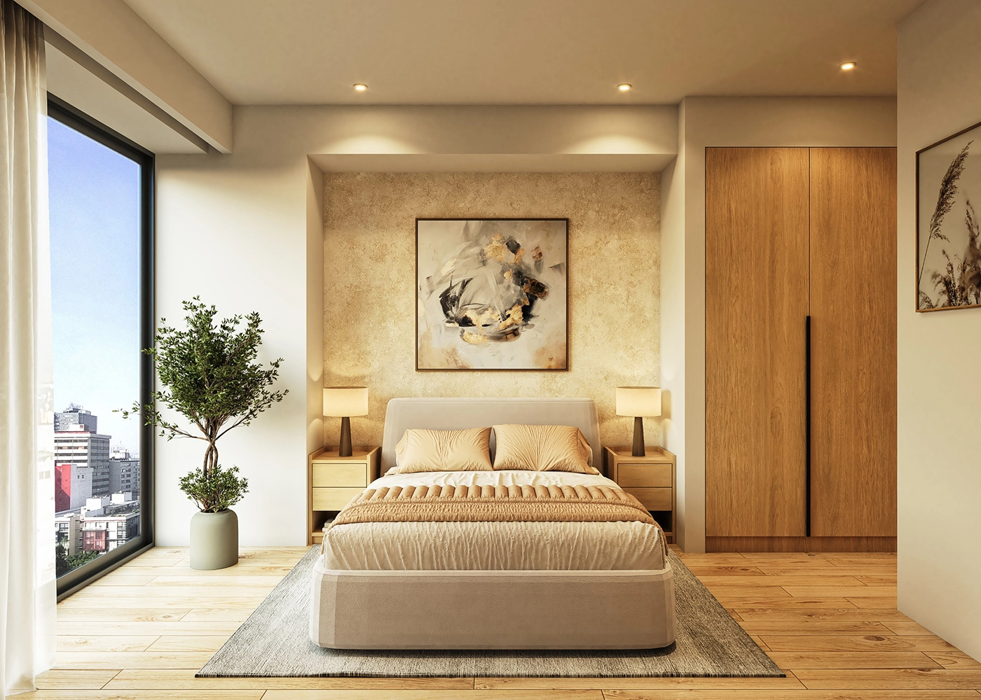 Vista del departamento de la constructora de GDC Desarrollos