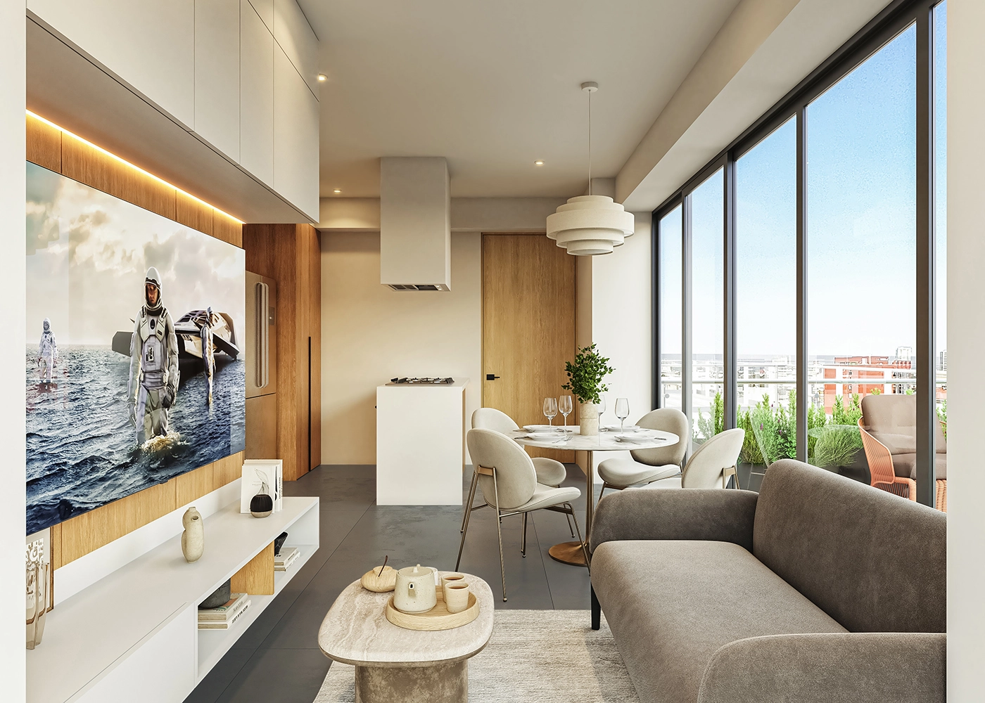 Vista del render de la constructora GDC Desarrollos