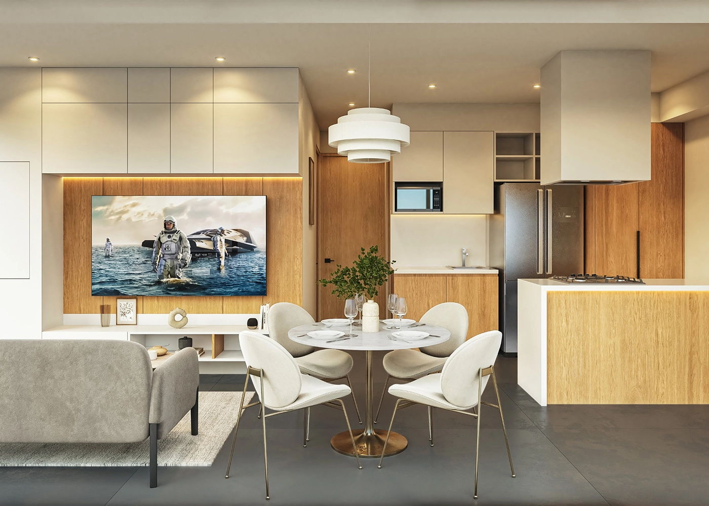 Vista del render de la constructora GDC Desarrollos